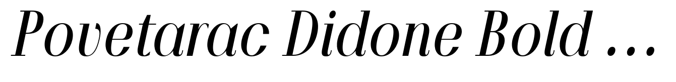 Povetarac Didone Bold Italic